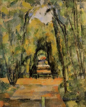 Bosque Painting - El callejón de Chantilly Paul Cezanne bosque